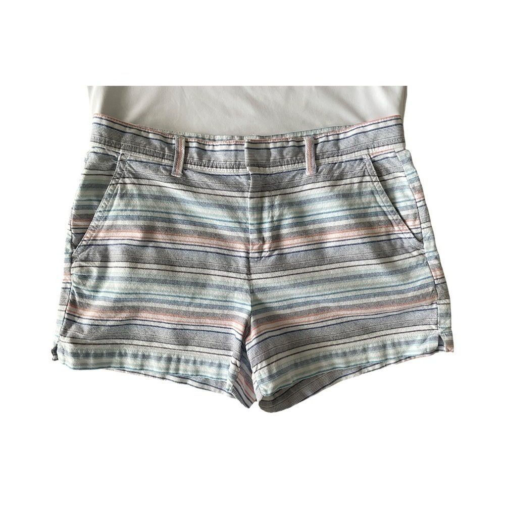 Gap Striped 3” Multicolor Mid Rise Shorts Size 4 - Picture 8 of 8